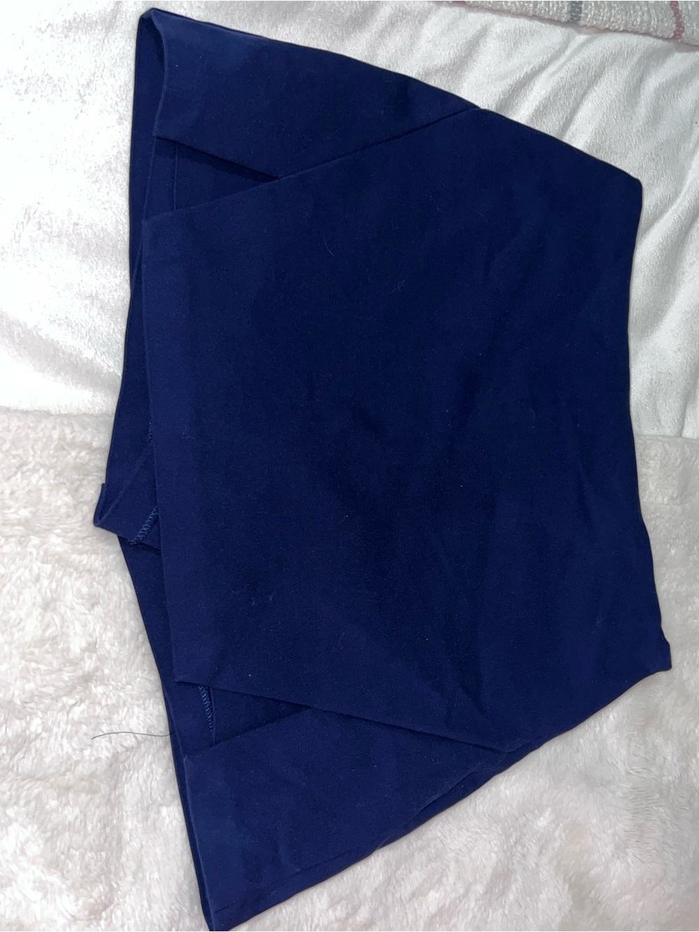 Endless Rose Navy Pleated Mini Skirt